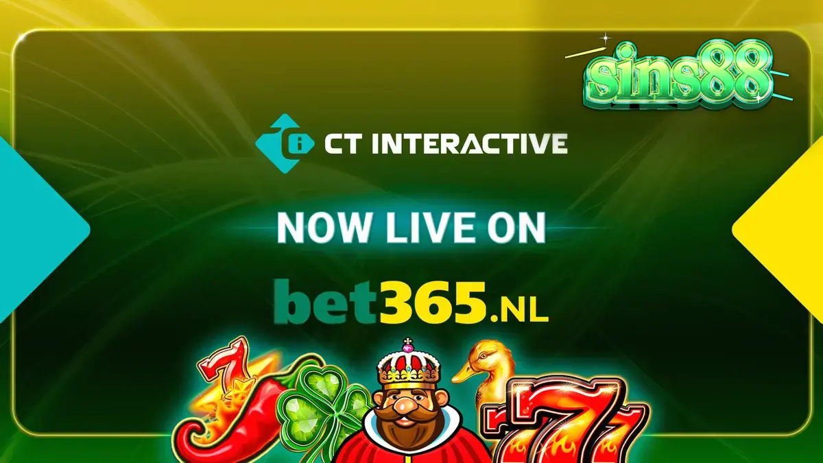 Layar permainan slot dari CT Interactive yang kini tersedia di bet365 Belanda.